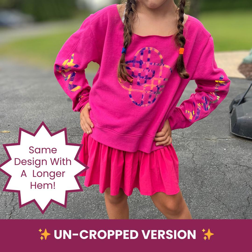 Kids Huntr/x Crop Sweatshirt