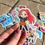 KPop Demon Hunters Inspired Stickers Set
