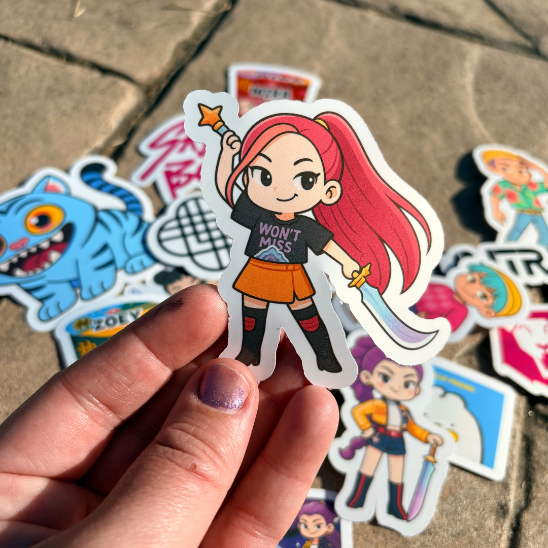 KPop Demon Hunters Inspired Stickers Set