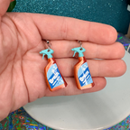 Opalite Bottle Dangle Earrings