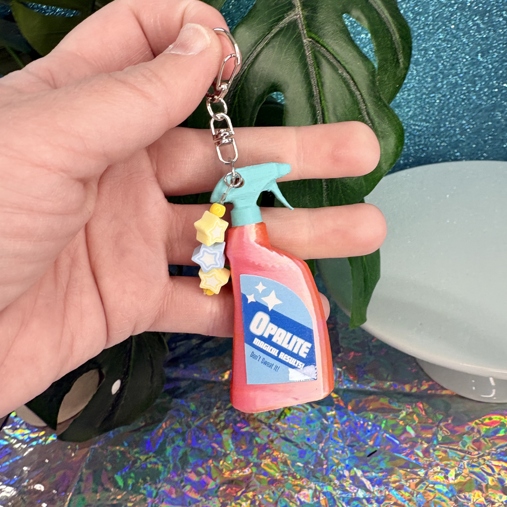 Opalite Bottle Keychain