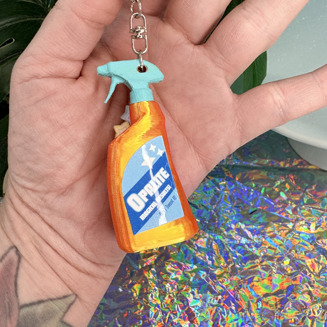 Opalite Bottle Keychain