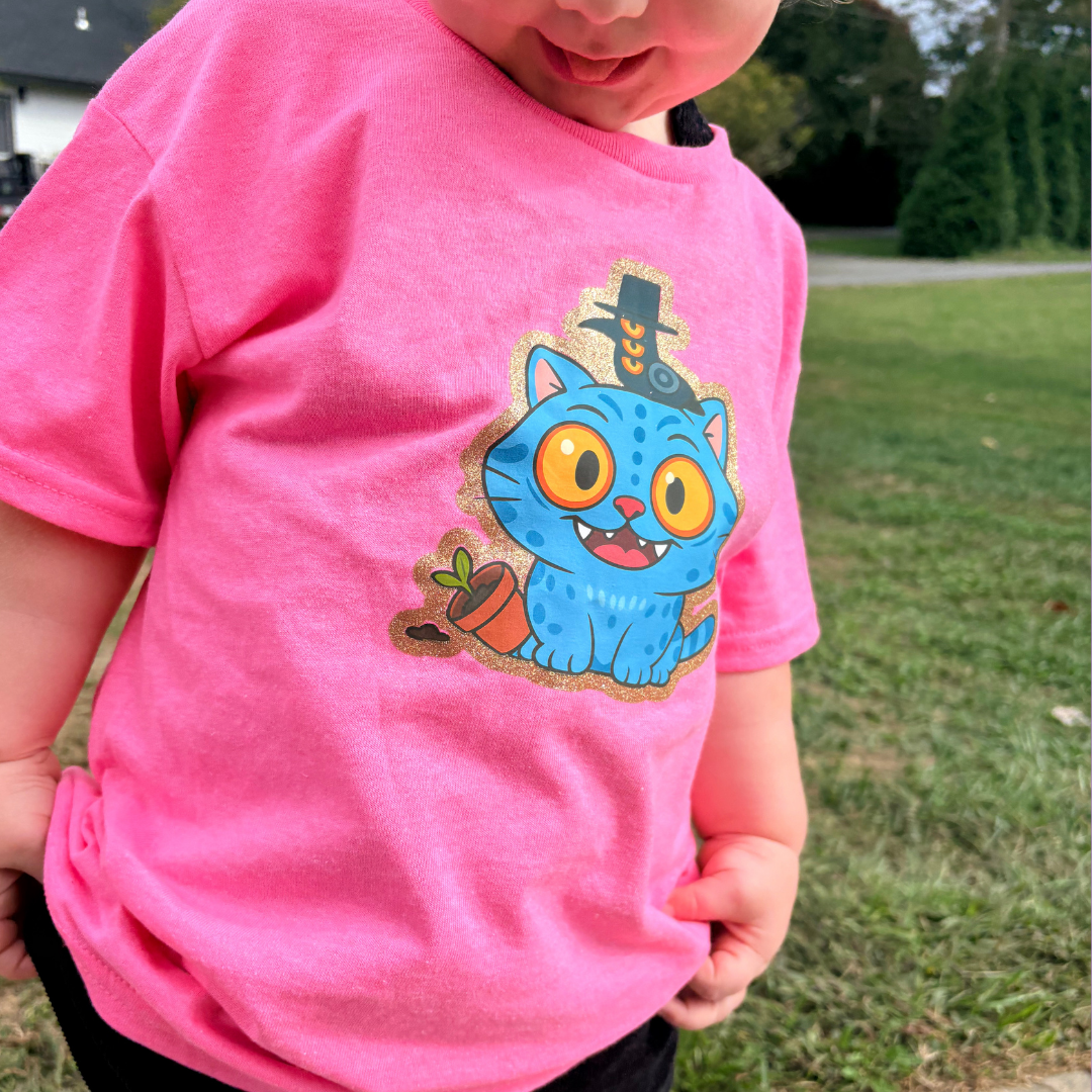 Kids Kpop Derpy Tiger Tee