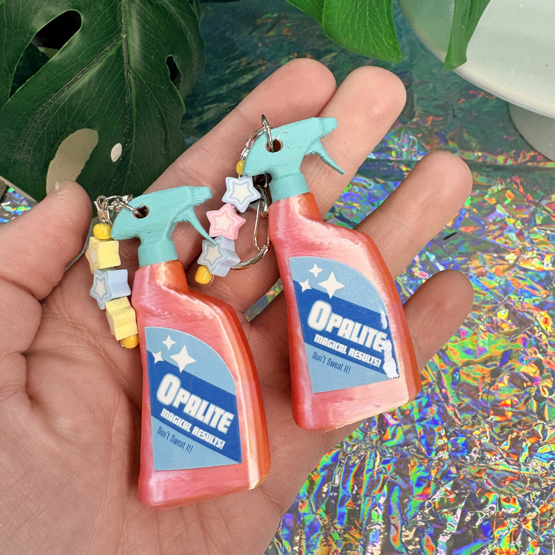 Opalite Bottle Keychain