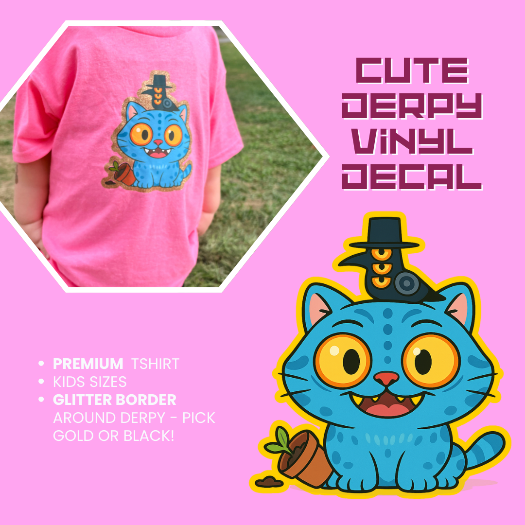 Kids Kpop Derpy Tiger Tee