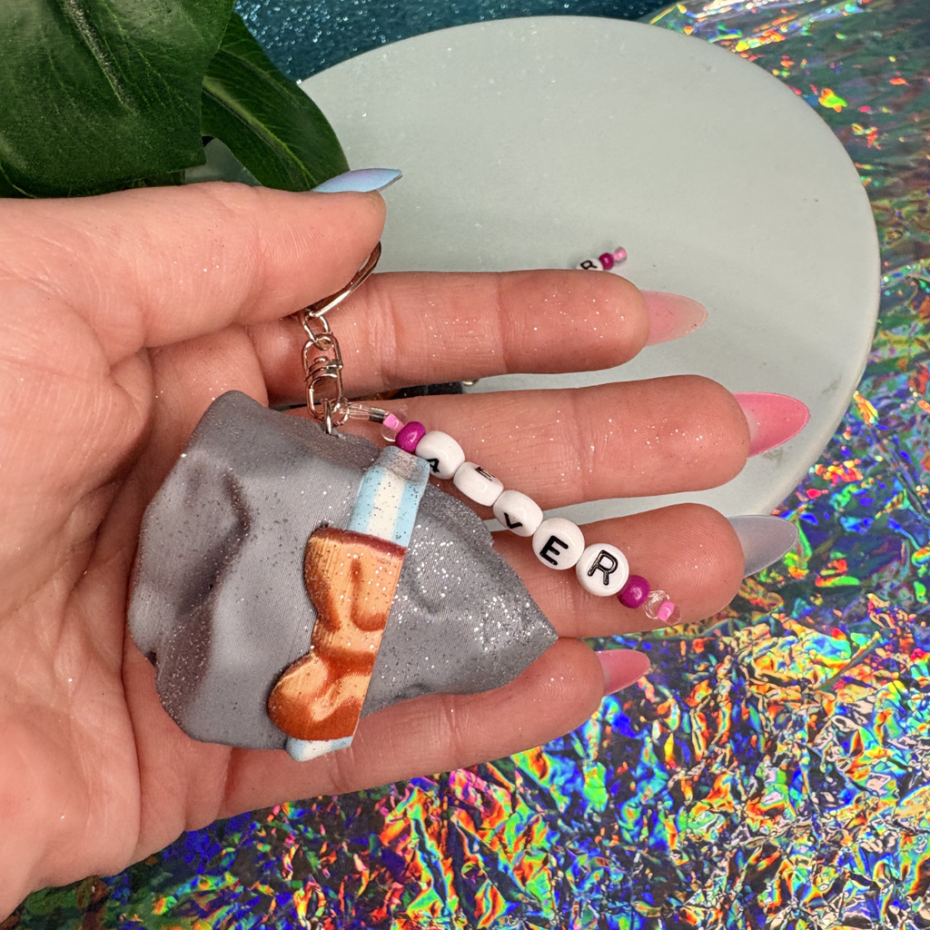 Opalite Rock Fidget Clicker