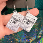 Threshing Day Book Earrings