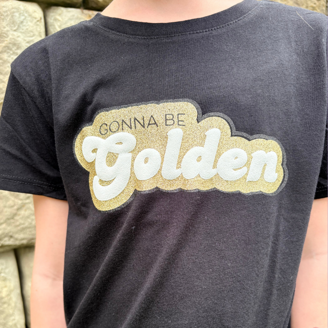 "Gonna Be Golden" Glitter Tee