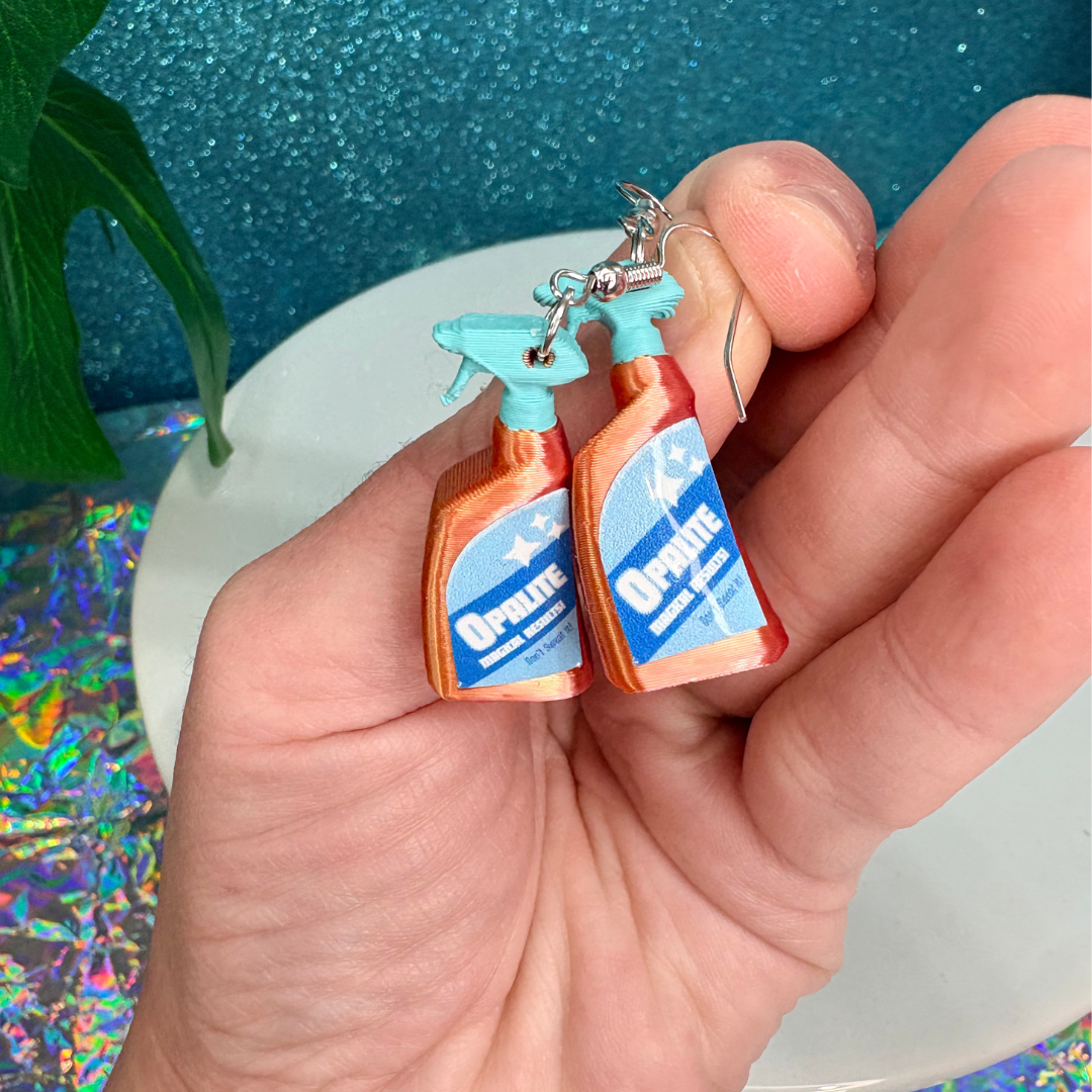 Opalite Bottle Dangle Earrings