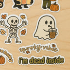 Halloween Cartoon Sticker Set