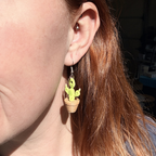 Opalite Rock & Cactus Earrings