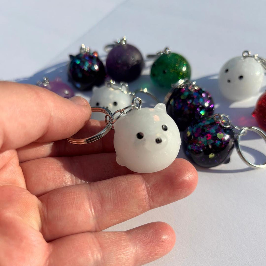 Cute Round Animal Keychain