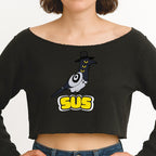 K-Pop Demon Hunters "Sus" Sussie Bird Crop Sweatshirt