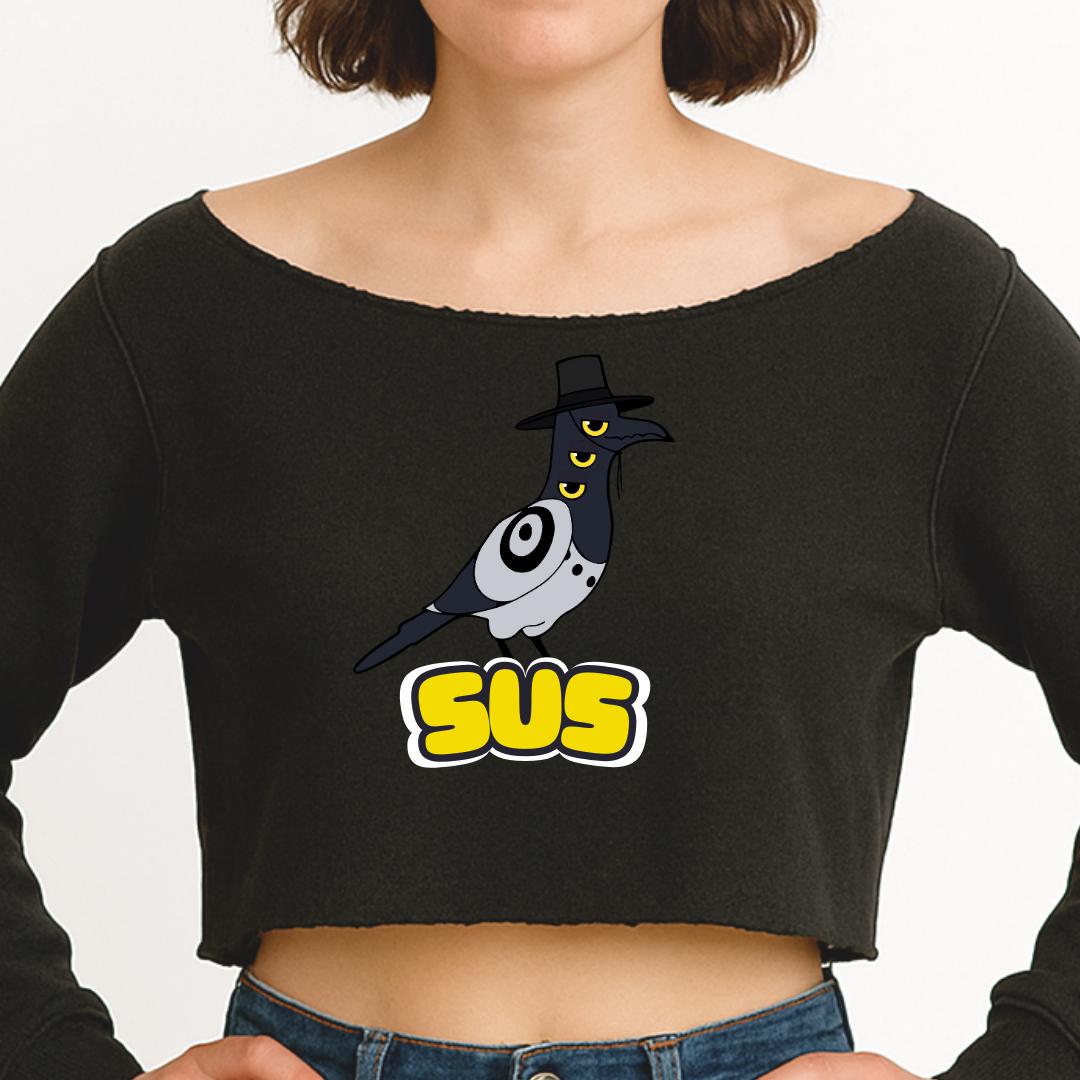 K-Pop Demon Hunters "Sus" Sussie Bird Crop Sweatshirt