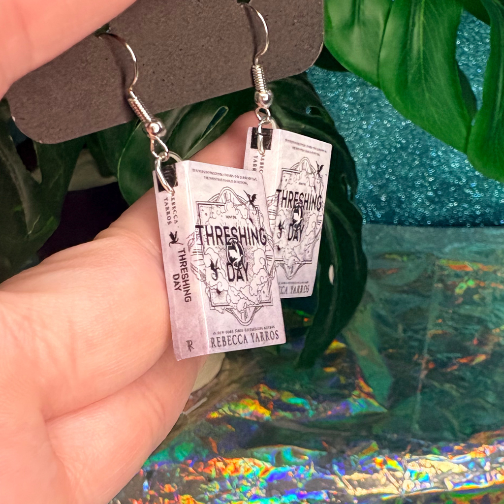 Threshing Day Book Earrings