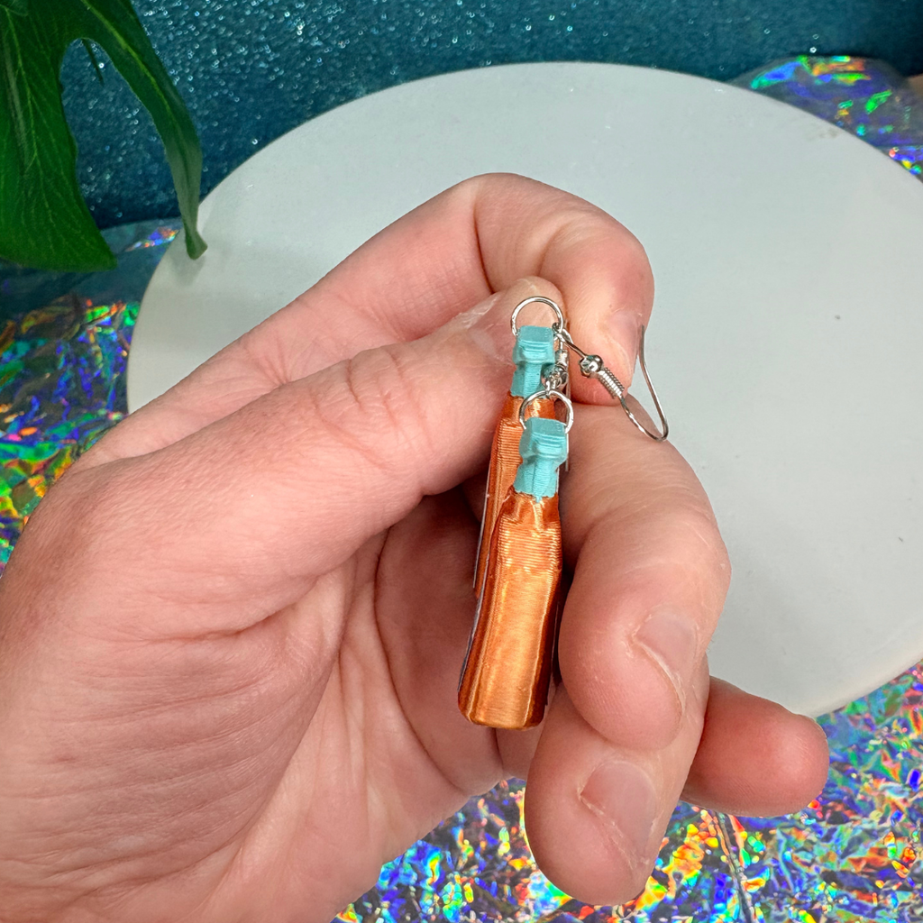 Opalite Bottle Dangle Earrings