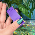 Lava Lamp Fidget Clicker Keychain