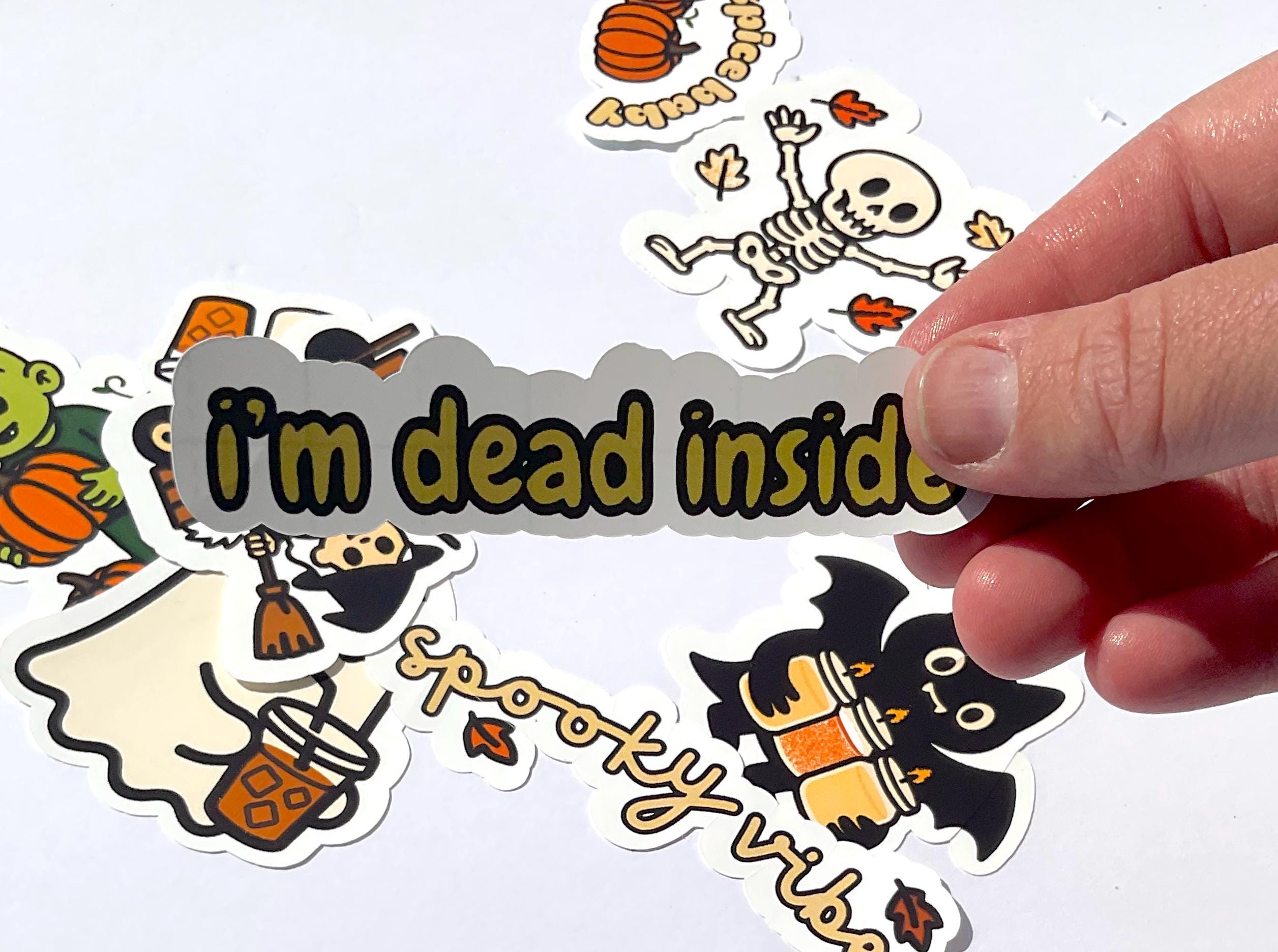 Halloween Cartoon Sticker Set