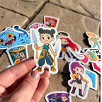 KPop Demon Hunters Inspired Stickers Set