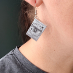 Threshing Day Book Earrings