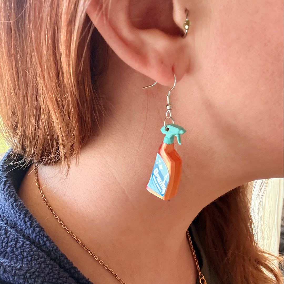 Opalite Bottle Dangle Earrings
