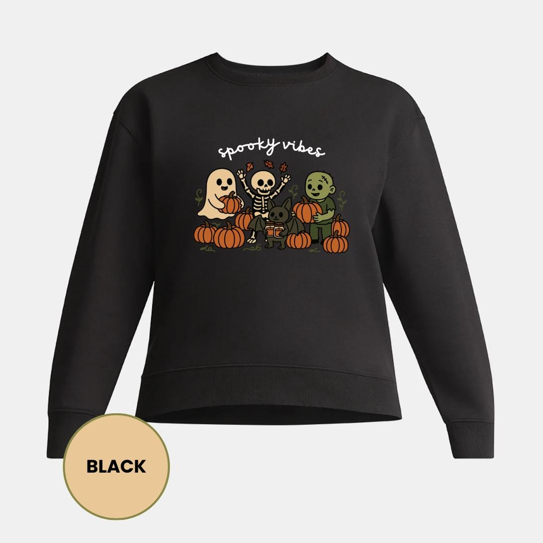 Spooky Vibes Halloween Sweatshirt