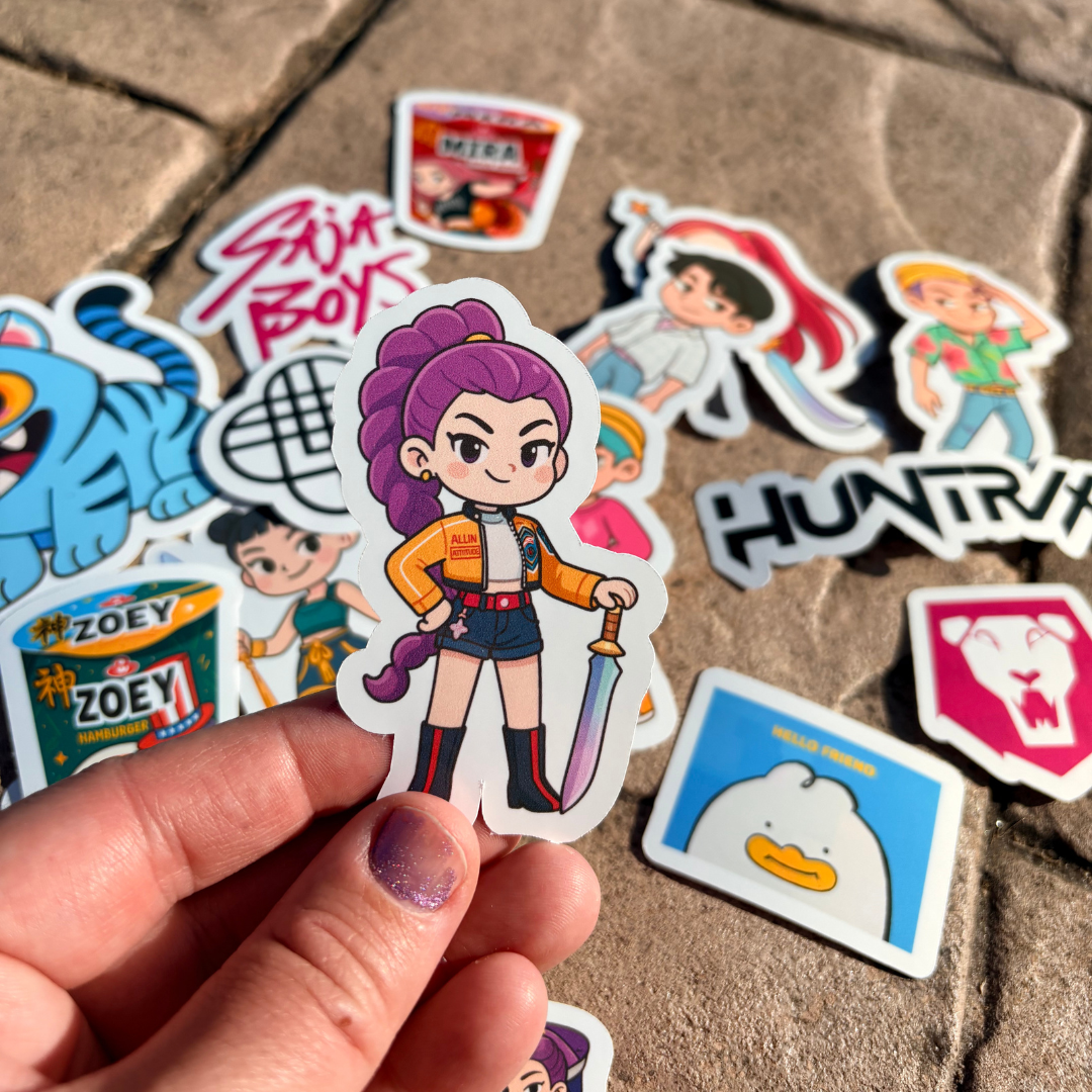 KPop Demon Hunters Inspired Stickers Set