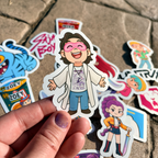 KPop Demon Hunters Inspired Stickers Set