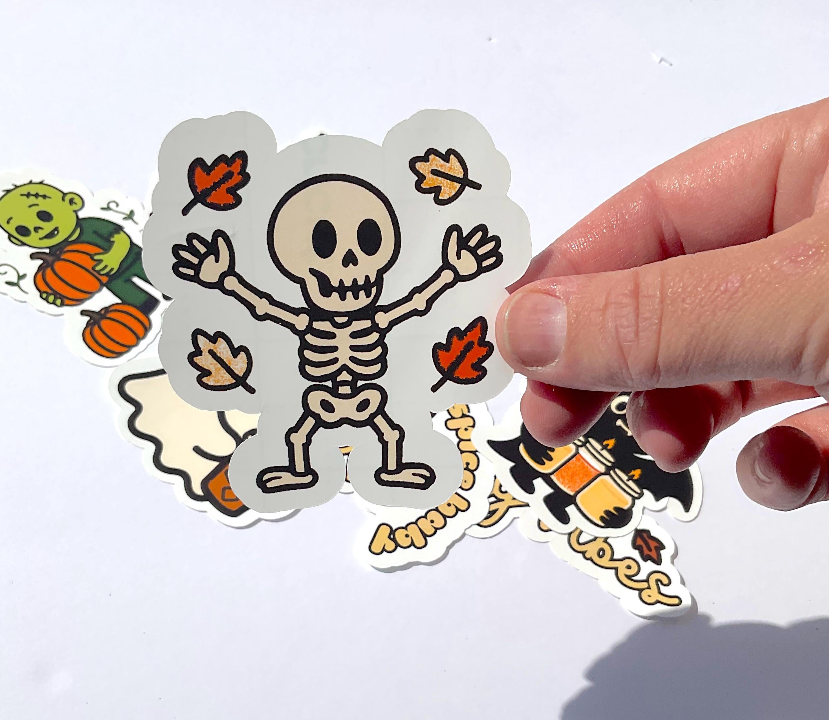 Halloween Cartoon Sticker Set