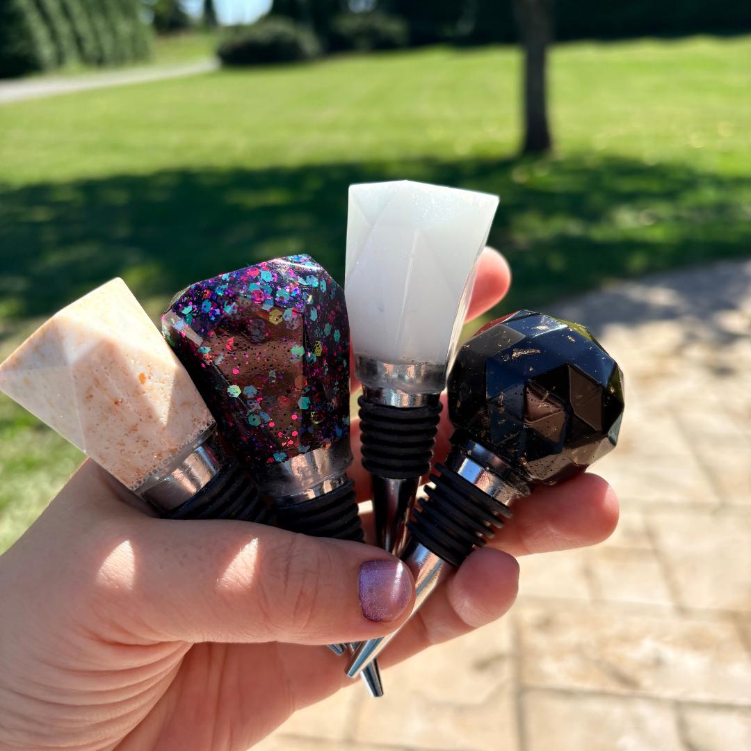 Gem Shaped Wine Bottle Stoppers