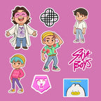 KPop Demon Hunters Inspired Stickers Set