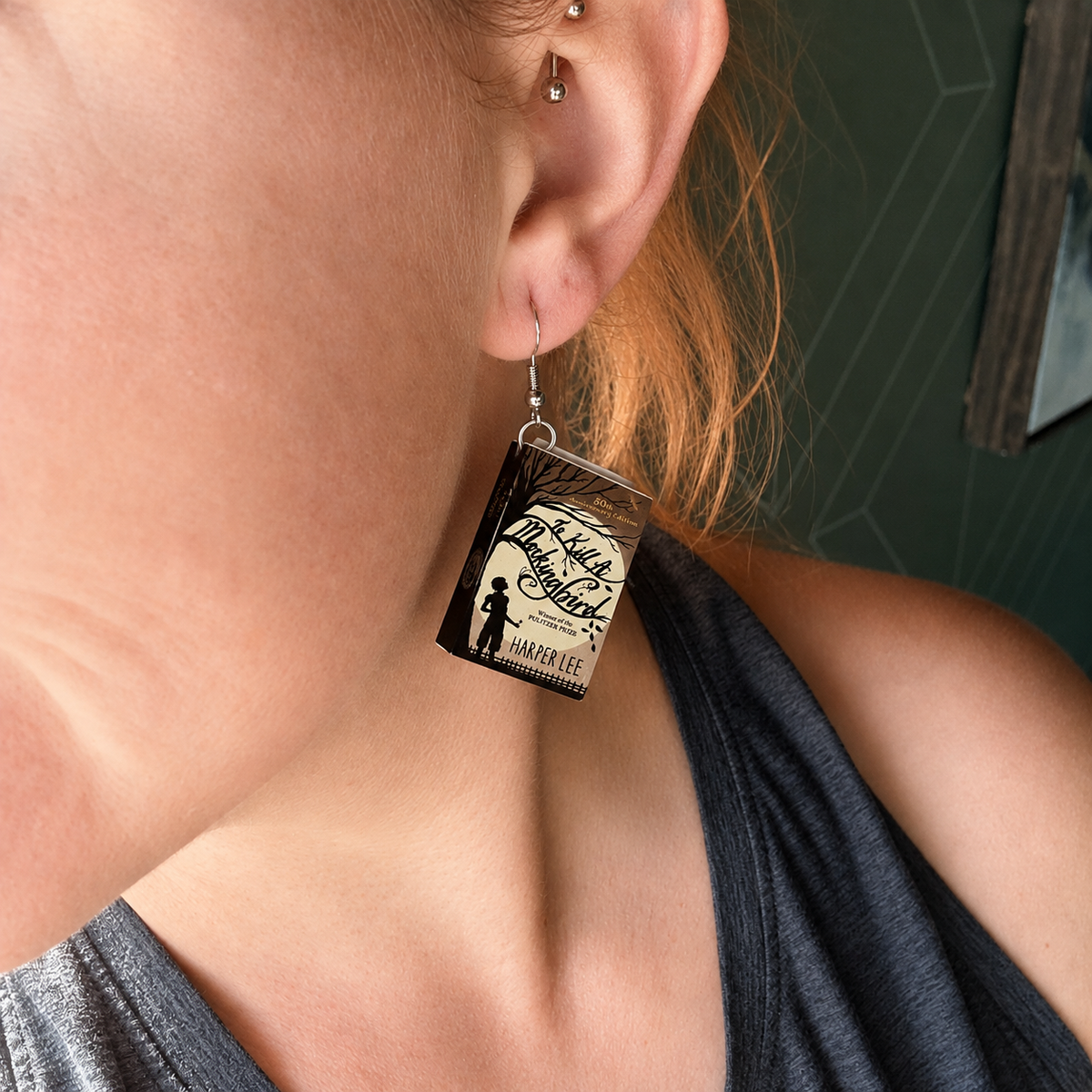 Classic Literature Book Earrings