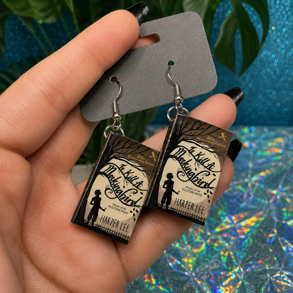 Classic Literature Book Earrings