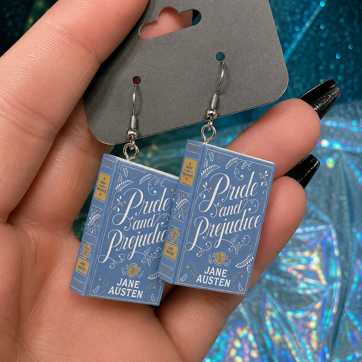 Classic Literature Book Earrings