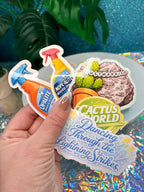 Opalite Fan Vinyl Sticker Set