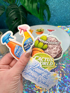 Opalite Fan Vinyl Sticker Set