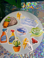 Opalite Fan Vinyl Sticker Set