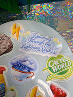 Opalite Fan Vinyl Sticker Set