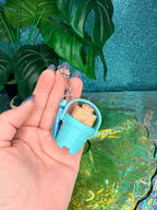 Sandcastle Pail Fidget Clicker Keychain