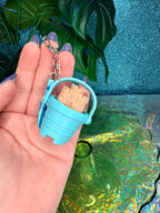 Sandcastle Pail Fidget Clicker Keychain