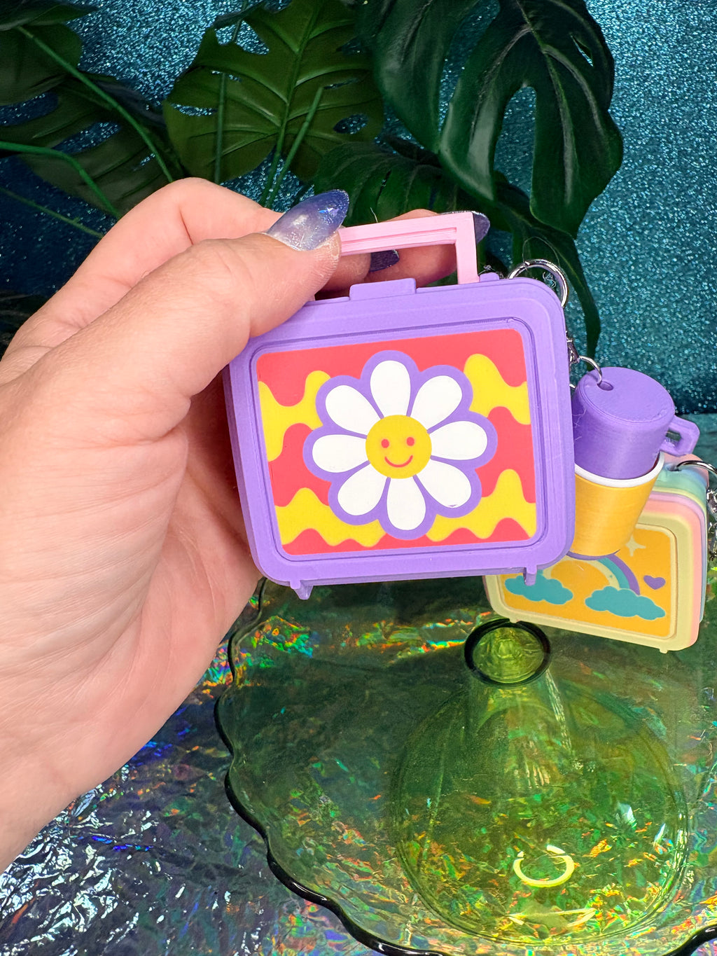 Retro Lunchbox Multi Clicker Keychain