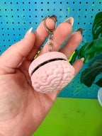 Spooky Macaron Fidget Clicker Keychain