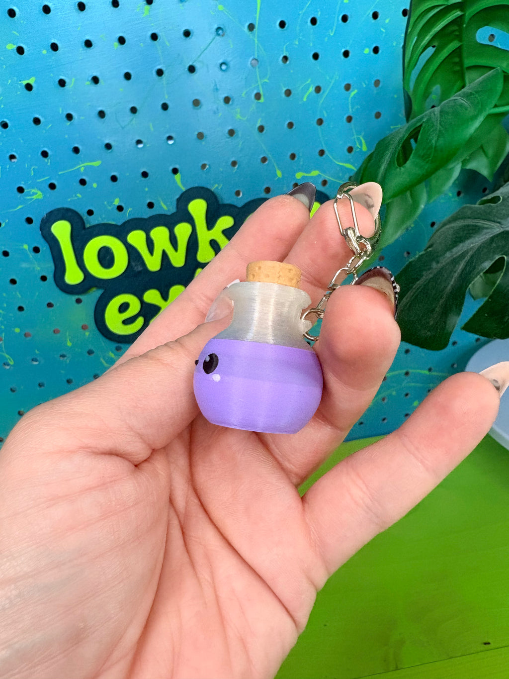 Cute Potion Fidget Clicker Keychain