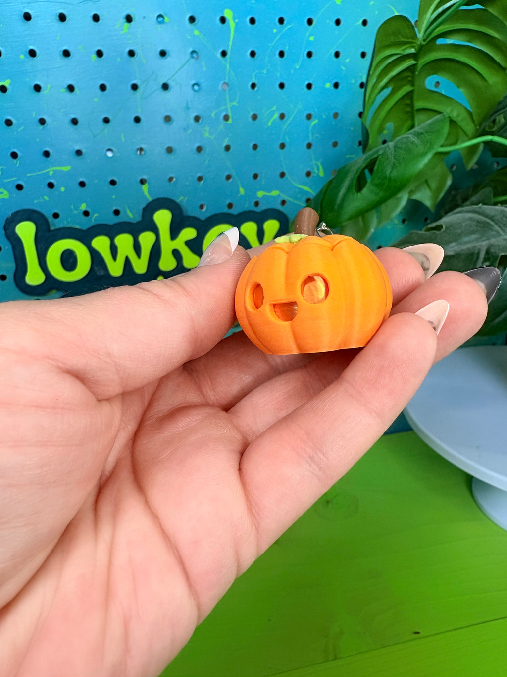 Cute Jack O Lantern Fidget Clicker Keychain