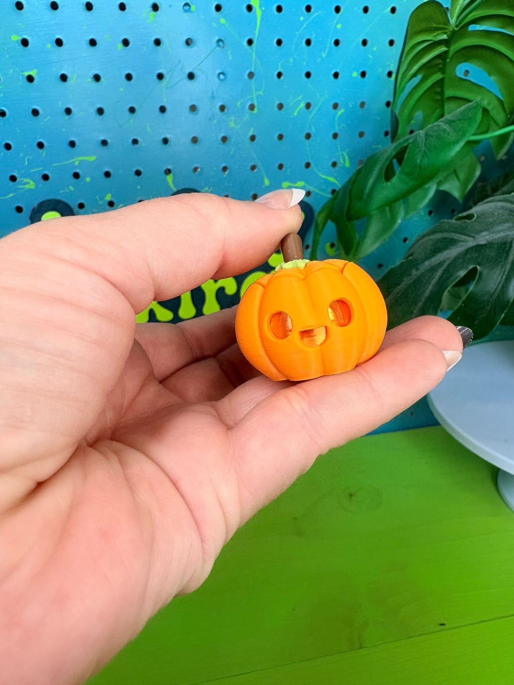 Cute Jack O Lantern Fidget Clicker Keychain