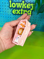 Coffin Fidget Clicker Keychain