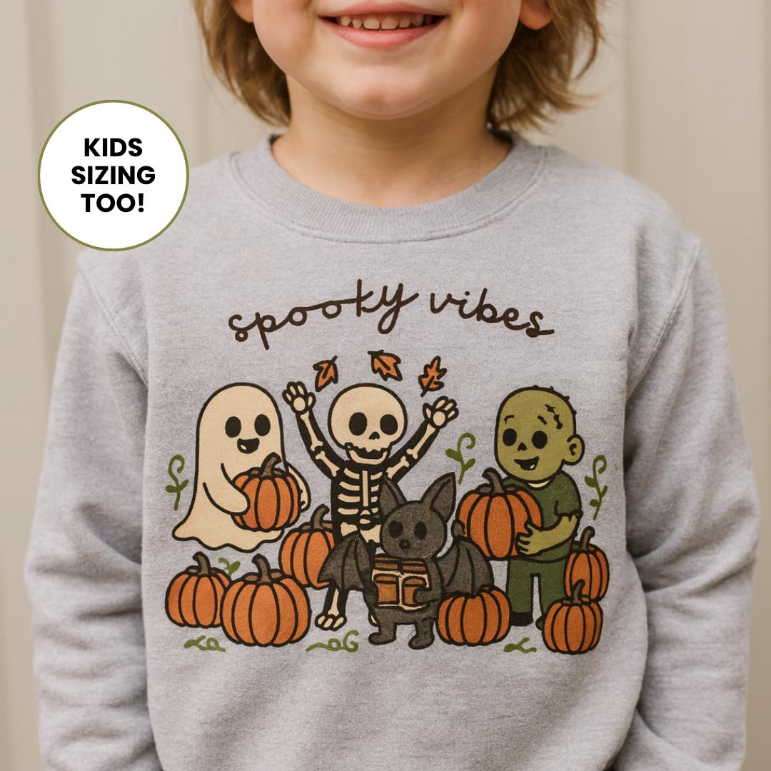 Spooky Vibes Halloween Sweatshirt