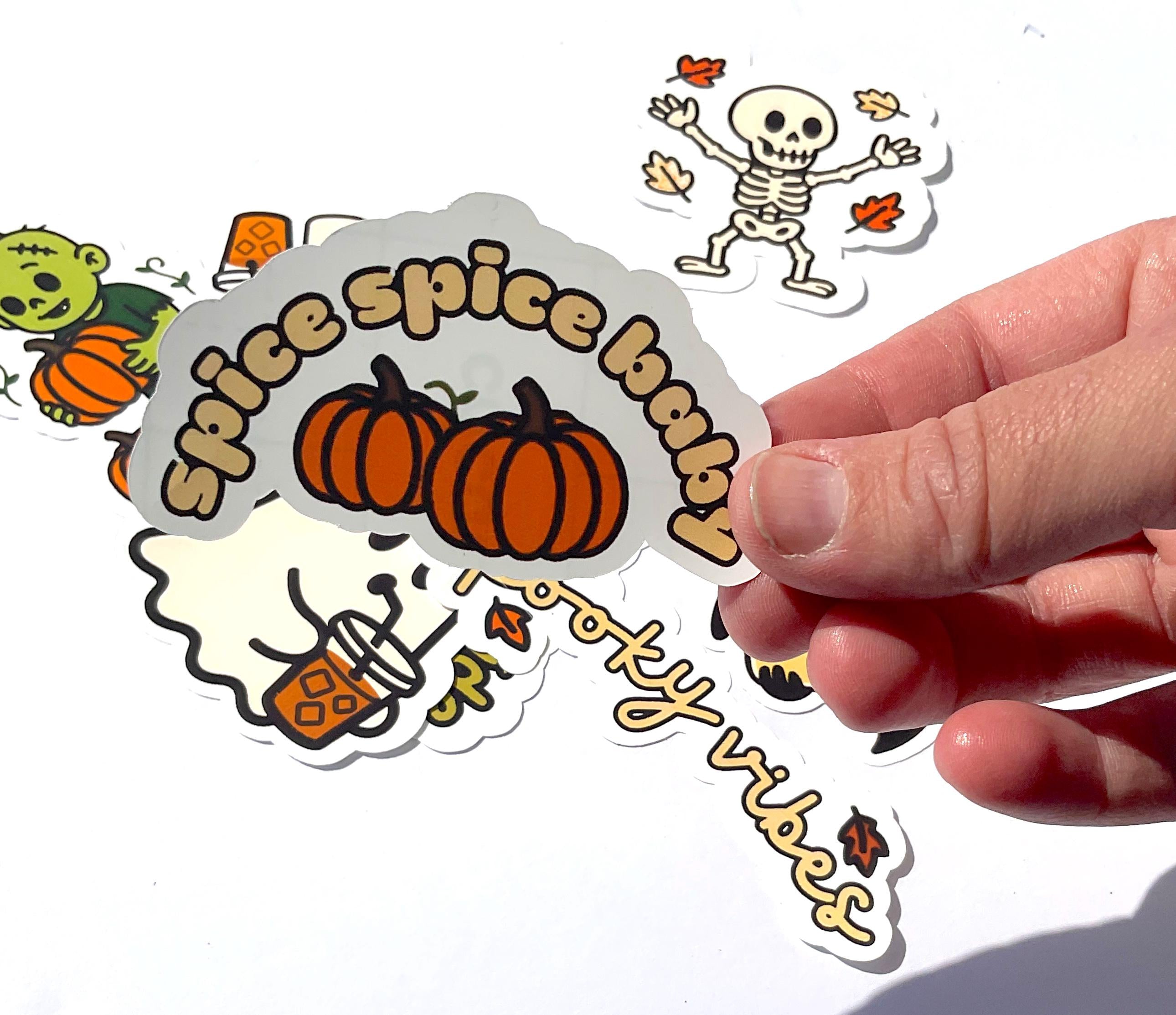 Halloween Cartoon Sticker Set