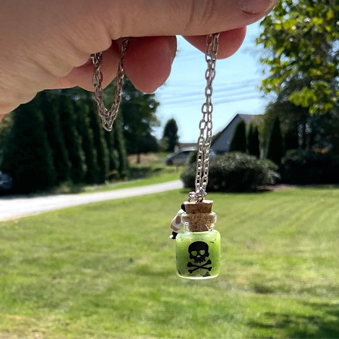 Halloween Potion Bottle Necklace