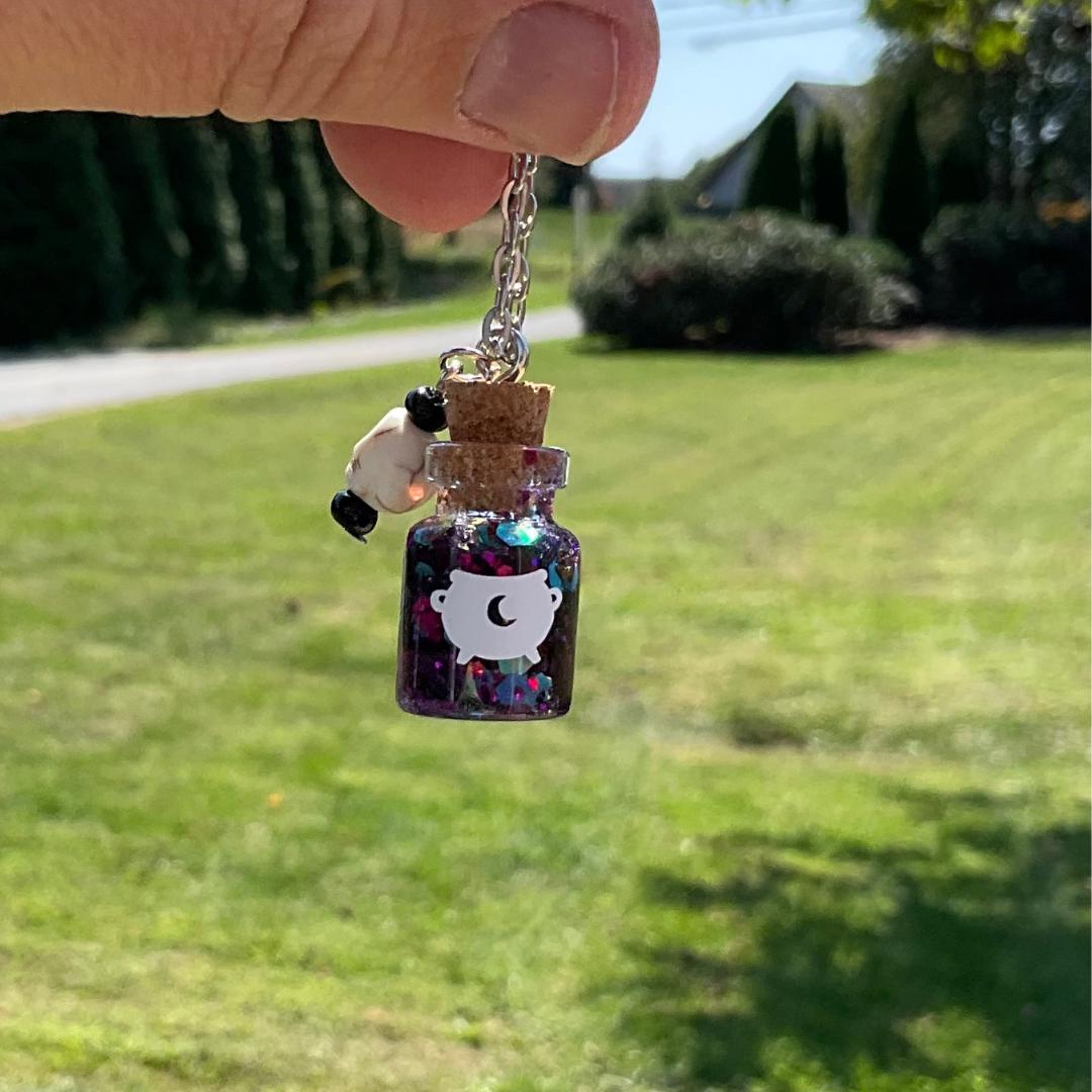 Halloween Potion Bottle Necklace